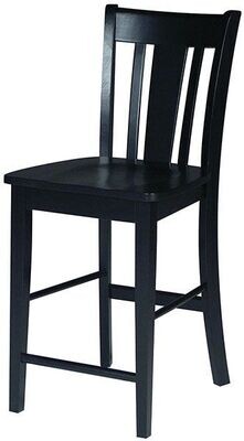 Parawood San Remo Stool, Black