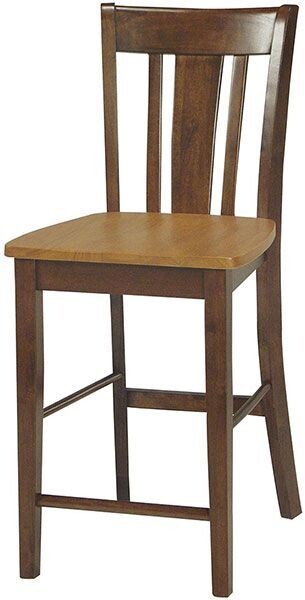 Parawood San Remo Stool, Cinnamon/Espresso