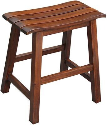 Parawood Slat-Seat Stool, Espresso Parawood Slat-Seat Stool, Espresso