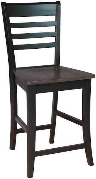 Parawood Cosmopolitan Roma Stool, Coal