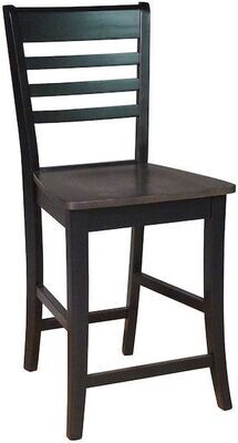 Parawood Cosmopolitan Roma Stool, Coal