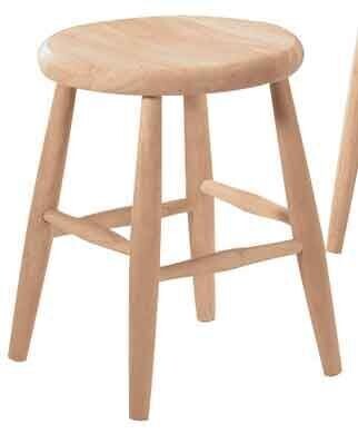 Parawood Scoop Seat Stool