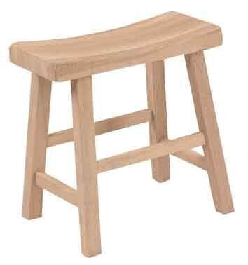 Parawood Saddleseat Stool