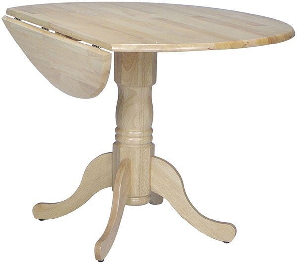 Parawood 42 Inch Dropleaf Table, Natural