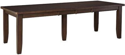 Parawood Canyon Double Ext. Table Top & Legs, Graphite