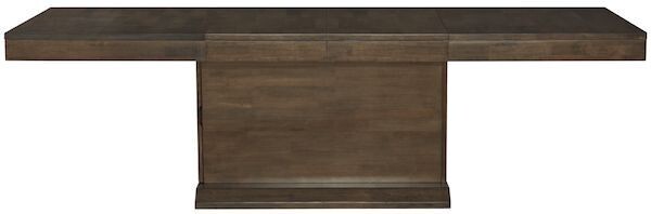 Parawood Luxe Extension Table Top & Base, Pewter