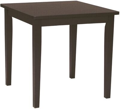 Parawood 30 Inch Table, Rich Mocha