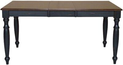 Parawood Extension Table, Aged Ebony & Espresso
