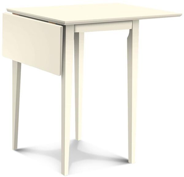 Parawood Small Dropleaf Table, Linen