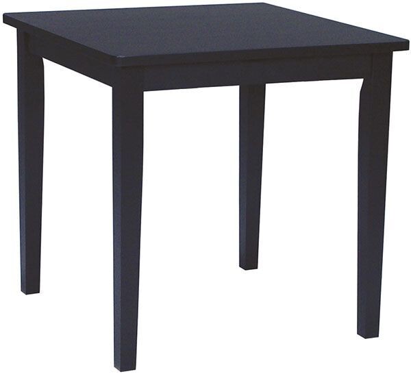 Parawood 30 Inch Square Table Top & Legs, Black