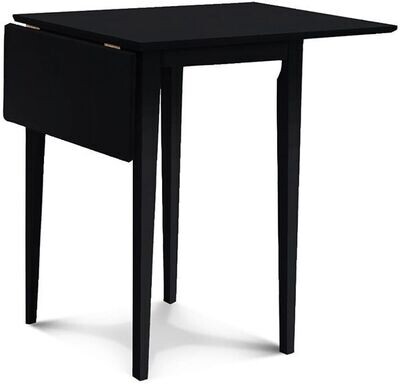 Parawood Small Dropleaf Table, Black