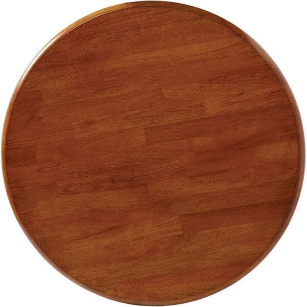 Parawood Round Table Top, Black/Cherry