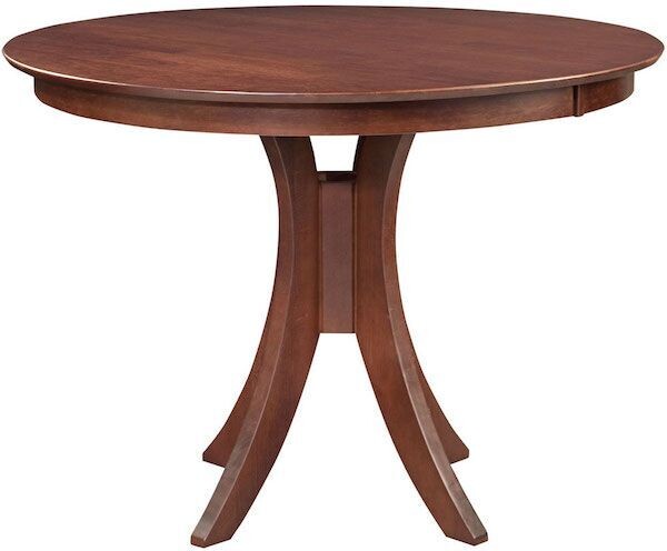 Parawood Cosmopolitan Siena Pedestal Table, Espresso