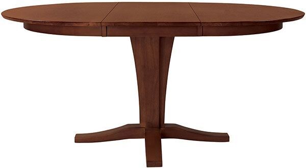 Parawood 48 Inch Round Extension Table Top, Espresso