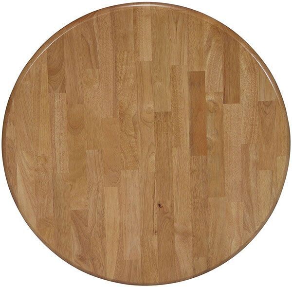 Parawood Round Table Top, Cinnamon/Espresso