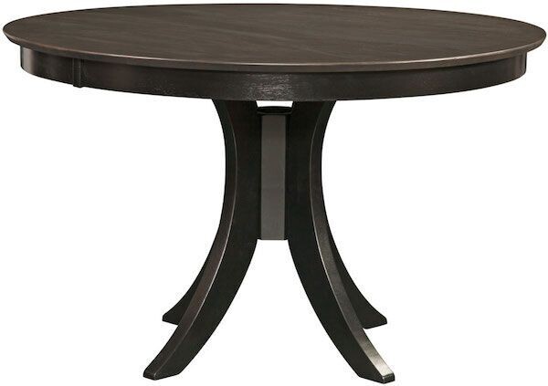 Parawood Cosmopolitan Siena Pedestal Table, Coal