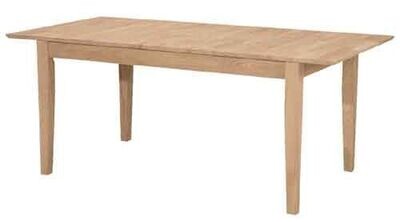 Parawood Butterfly Leaf Extension Table with Shaker Legs