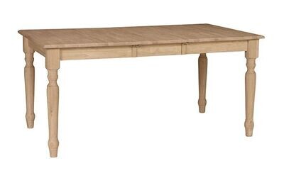 Parawood Extension Table with Turned Legs