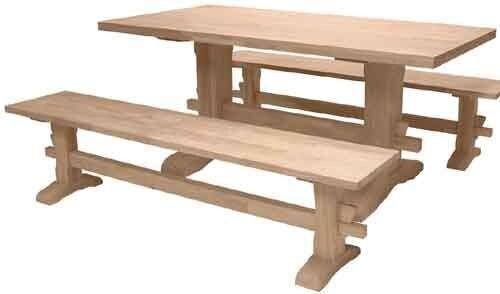 Parawood Trestle Table