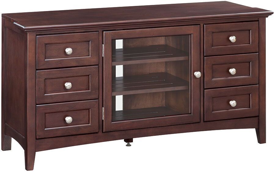 Alder McKenzie 54 Inch Media Console With Notched Top