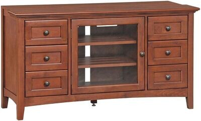 Alder McKenzie 54 Inch Media Console With Notched Top