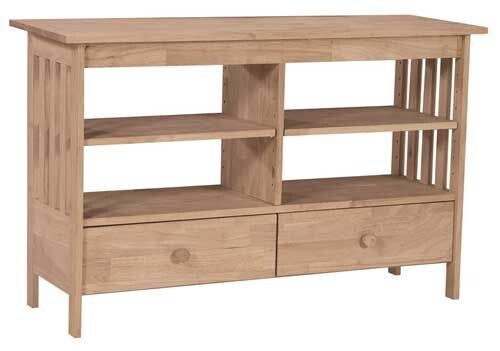 Parawood 48 Inch Mission Entertainment Stand