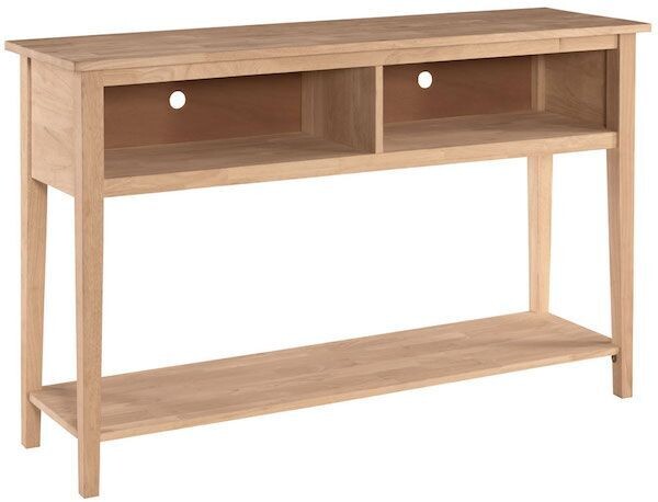 Parawood Tall TV Stand