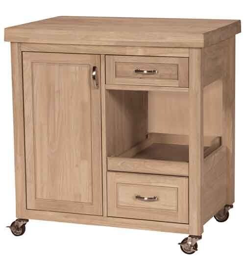 Parawood Castored Kitchen Work Center