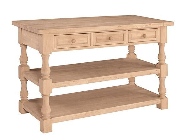 Parawood Tuscan Kitchen Island