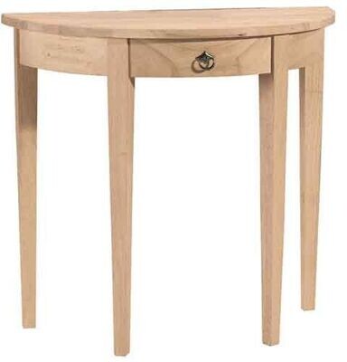 Parawood Half Round Table