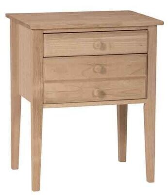 Parawood 2 Drawer Country Accent Table