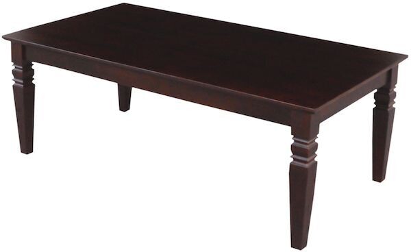 Parawood Java Coffee Table, Rich Mocha