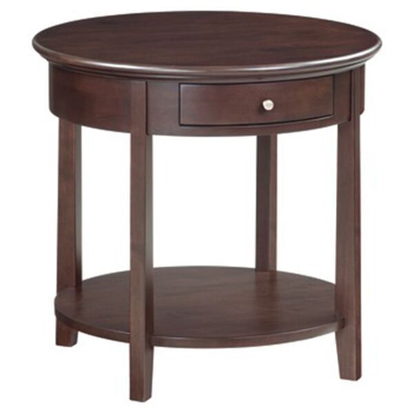 Alder McKenzie Round End Table
