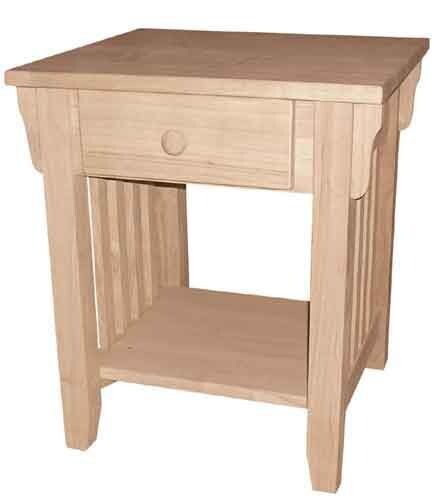 Parawood Mission End Table