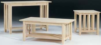 Parawood Mission End Table