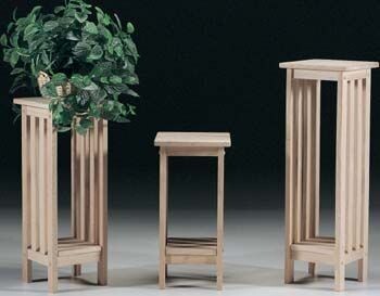 Parawood Mission Plant Stand