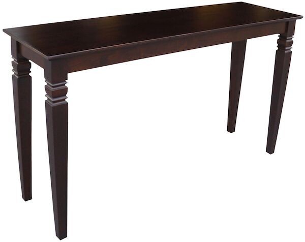 Parawood Java Sofa Table, Rich Mocha