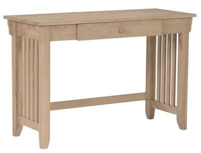 Parawood Mission Computer Desk with Pencil Drawer