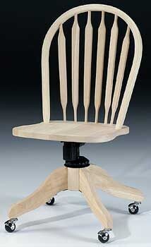 Parawood Deluxe Steambent Windsor Desk Chair Parawood Deluxe Steambent Windsor Desk Chair