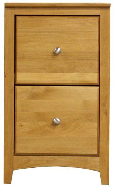 Alder 2 Drawer File Cabinet