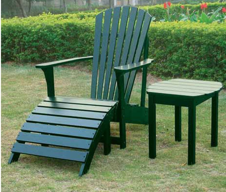 Acacia Hunter Green Footrest