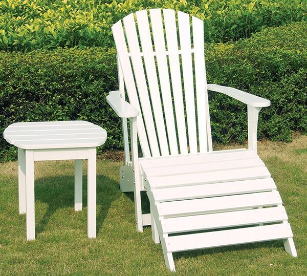 Acacia White Footrest