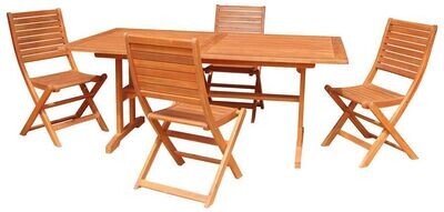 Acacia Oiled Folding Side Chair Acacia Oiled Folding Side Chair