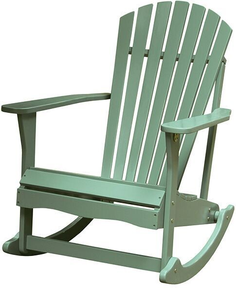 Acacia Moss Green Adirondack Rocker
