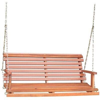 Acacia Oiled 2 Person Folding Swing Acacia Oiled 2 Person Folding Swing