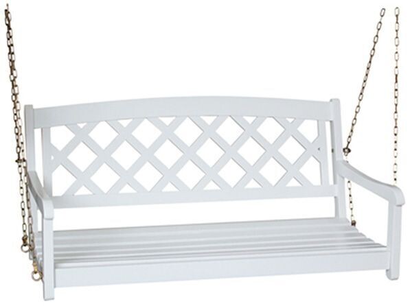 Acacia White X-Back Swing