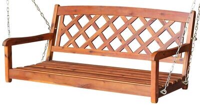 Outdoor Swing, Oiled Outdoor Swing, Oiled