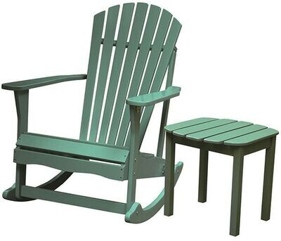 Acacia Moss Green Side Table