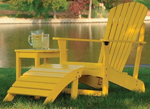 Acacia Yellow Accent Table