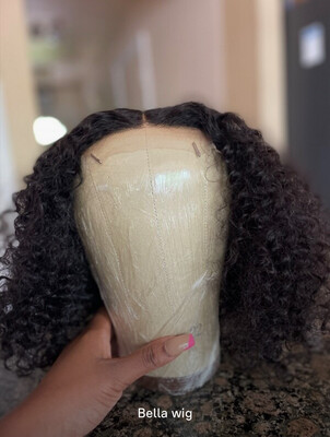 12” Deep Curly Closure Wig